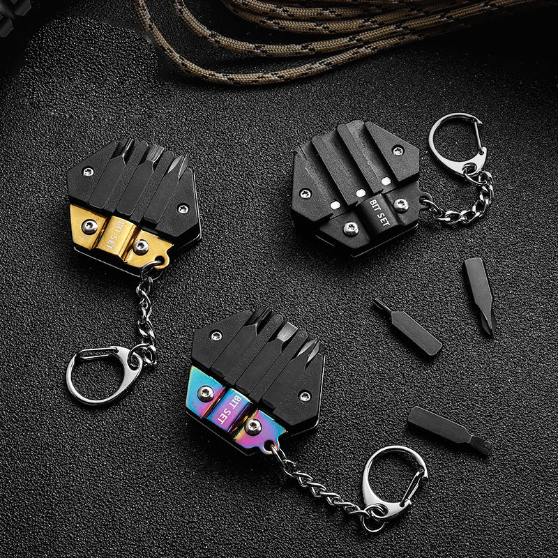 Multifunctional Mini Folding Coin Knife: Portable Keychain Camping Tool