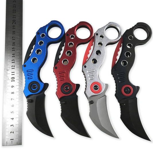 Compact Folding Outdoor Knife with Stainless Steel Claw Blade