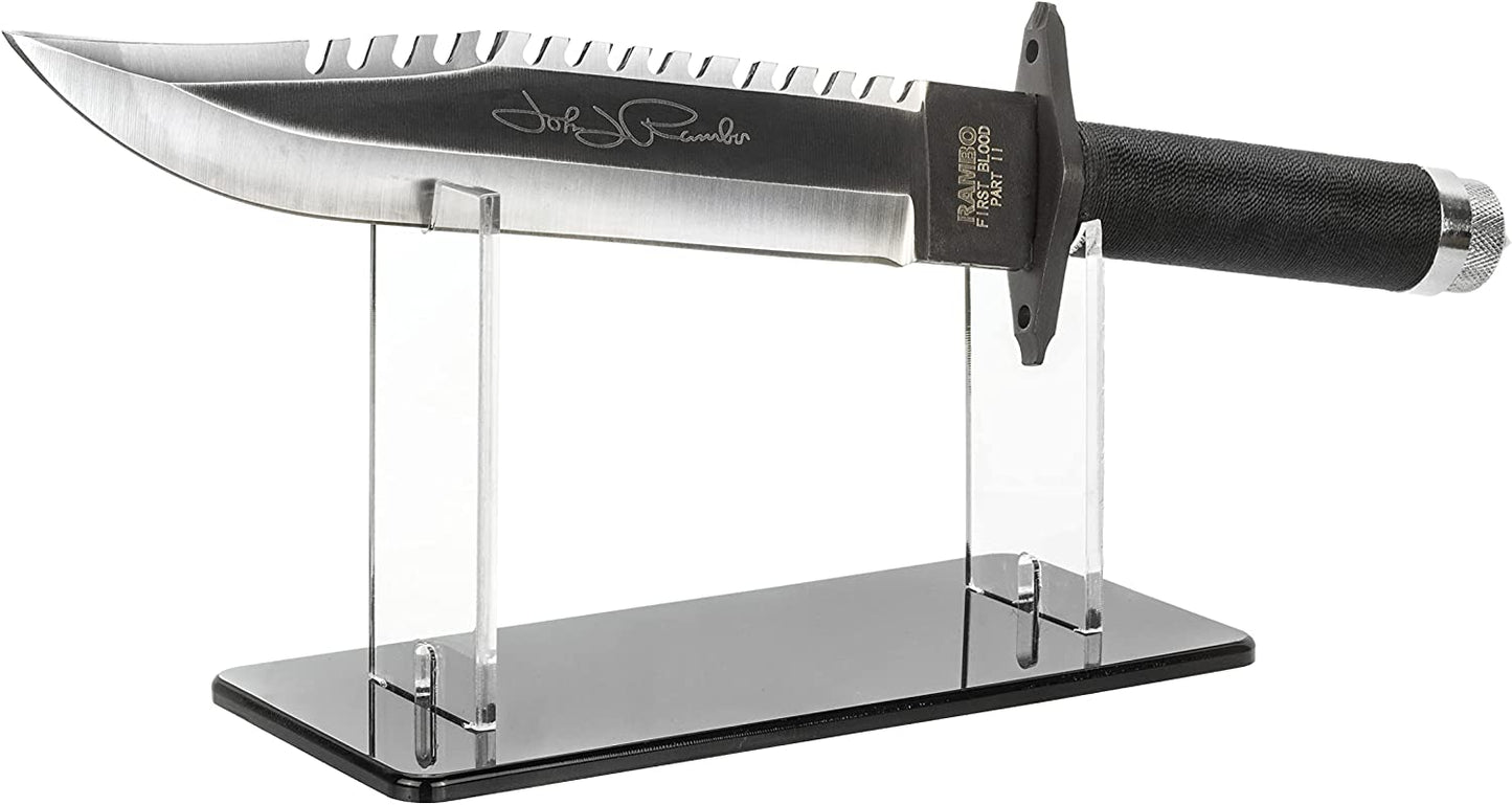 Clear Acrylic Knife Display Stand Holder for Hunting Knives