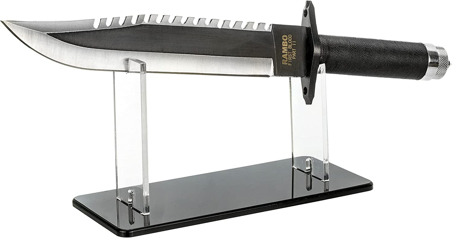 Clear Acrylic Knife Display Stand Holder for Hunting Knives