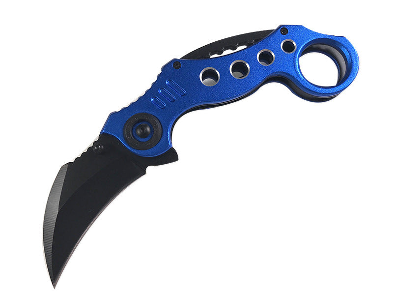 Compact Folding Outdoor Knife with Stainless Steel Claw Blade